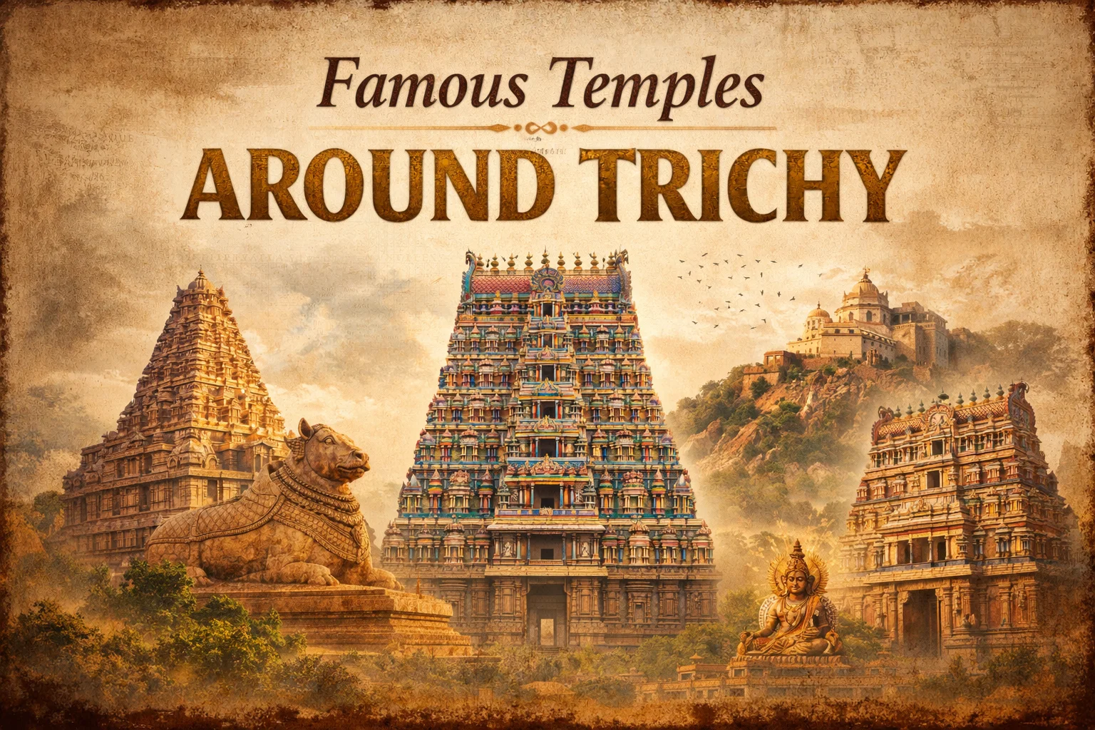 Famous Temples Around Trichy