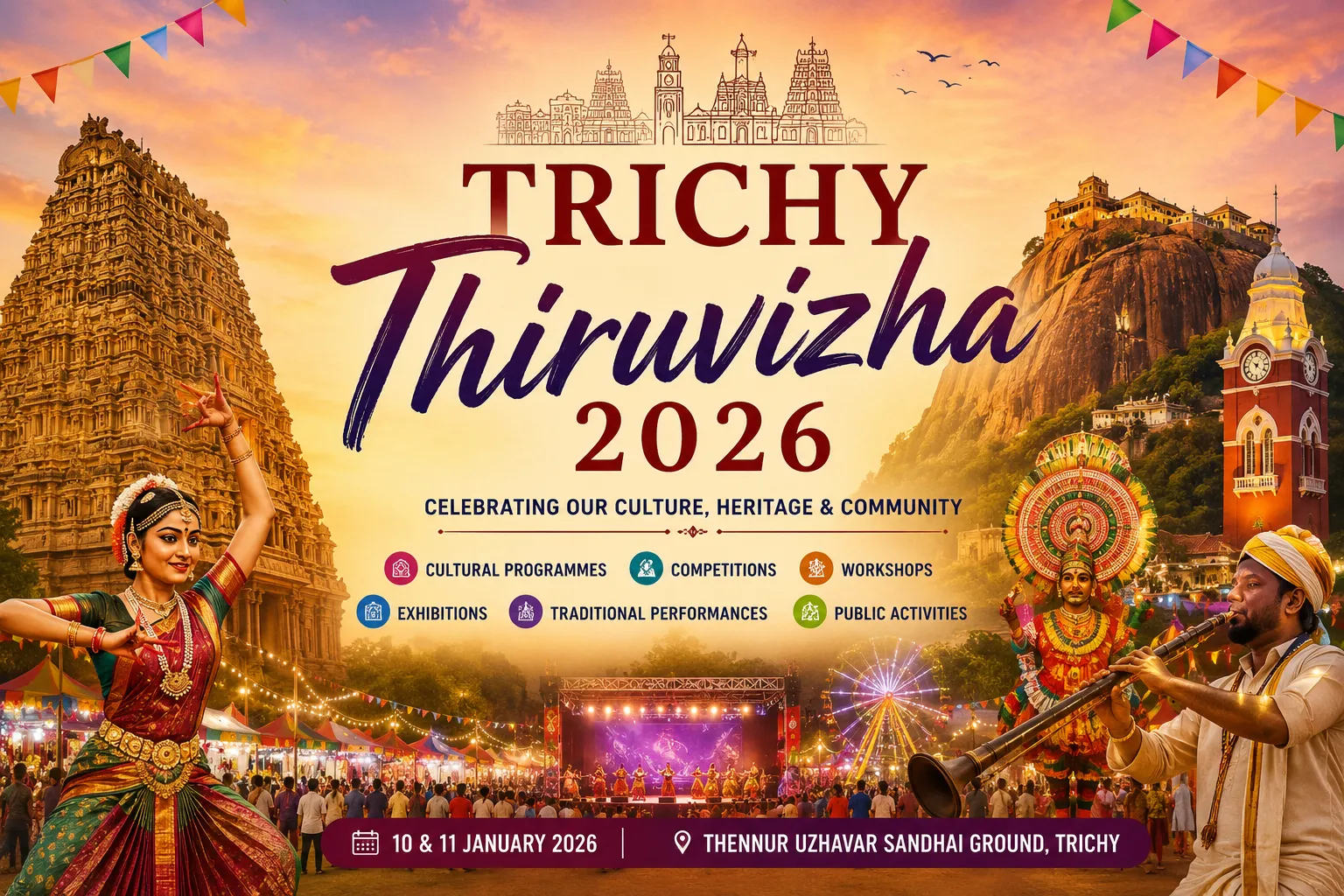 Trichy Thiruvizha 2026 - Festival & Cultural event in Trichy, Tamil Nadu